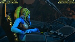 Mahluk luar angkasa fucking Samus Aran di 3D Kasar hardcore porno